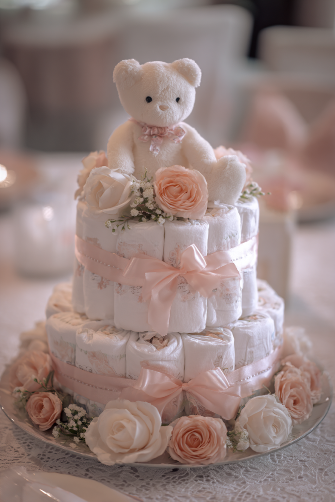 teddy bear baby shower centerpieces
