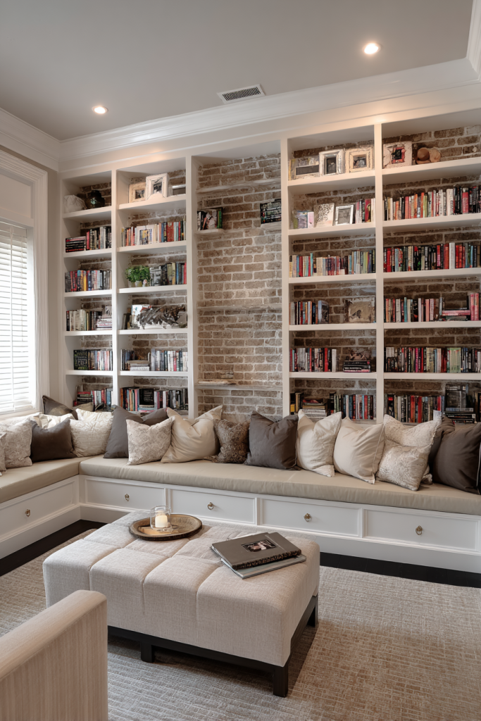 brick accent wall