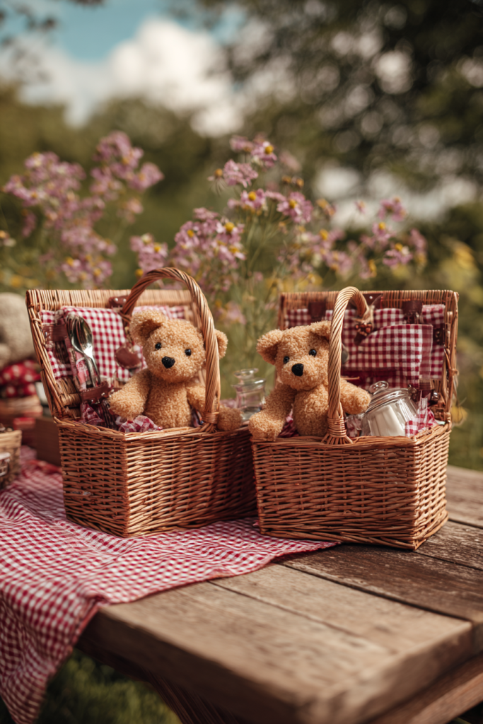 teddy bear baby shower centerpieces