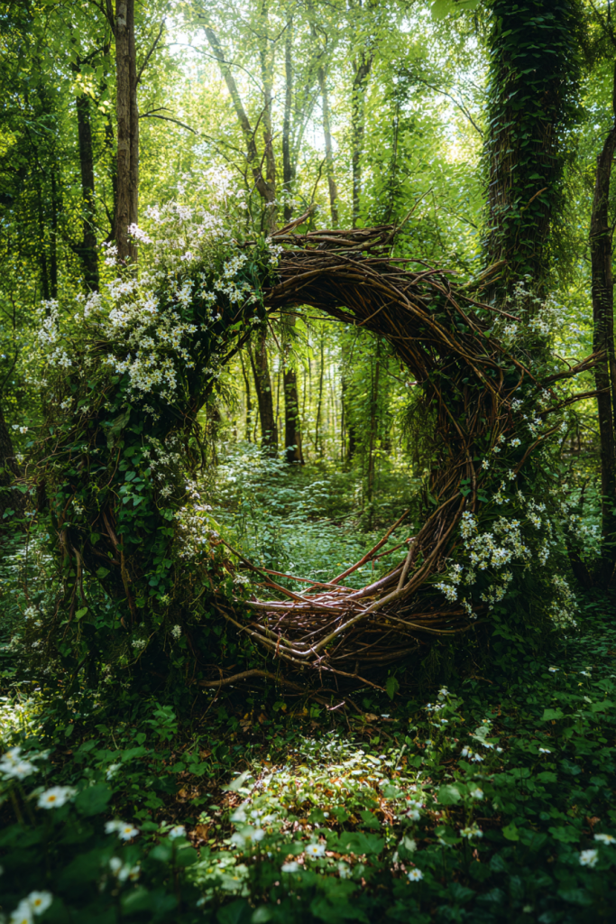 enchanted forest wedding decorations