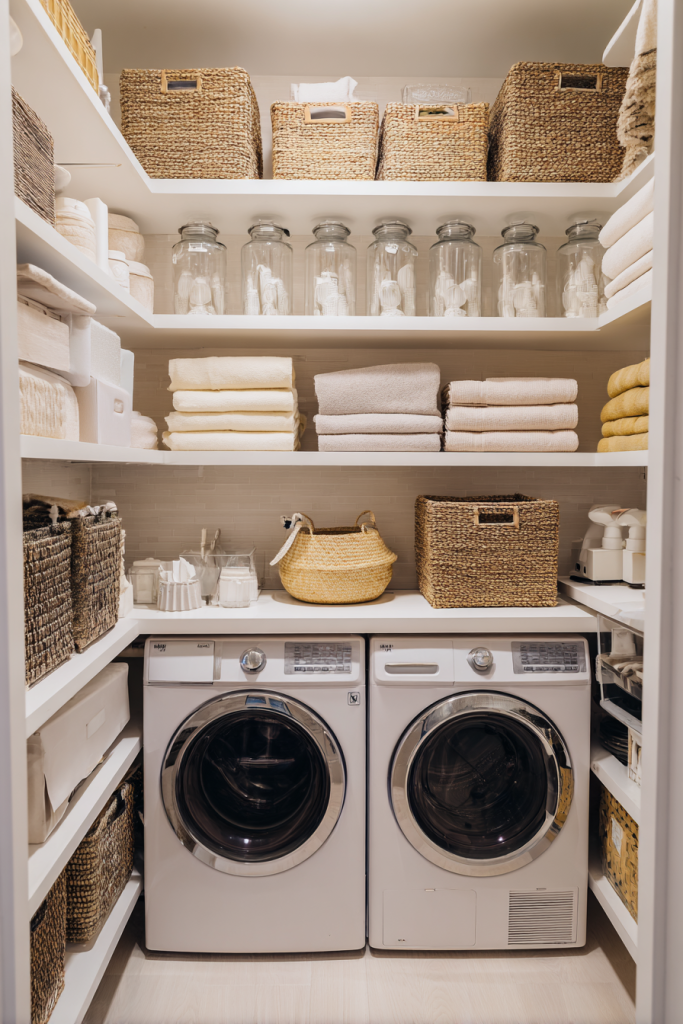 laundry closet makeover ideas