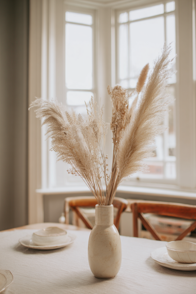 organic modern dining room