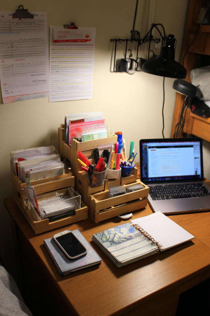 Dorm room organization ideas