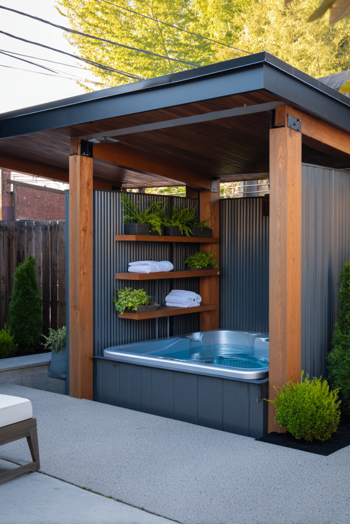 hot tub privacy ideas