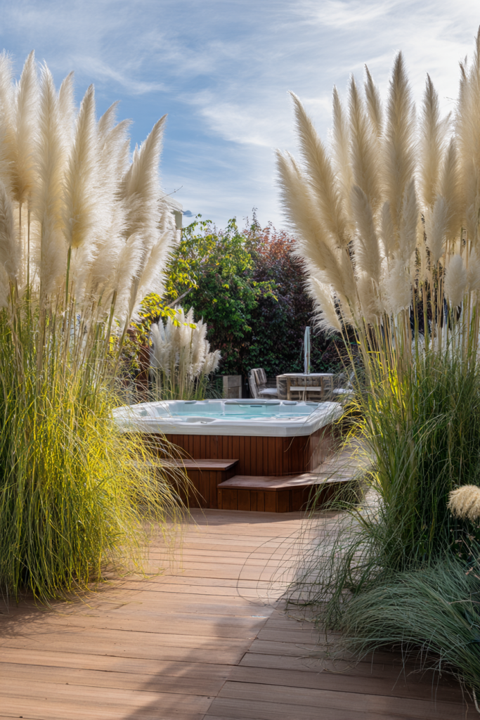 hot tub privacy ideas