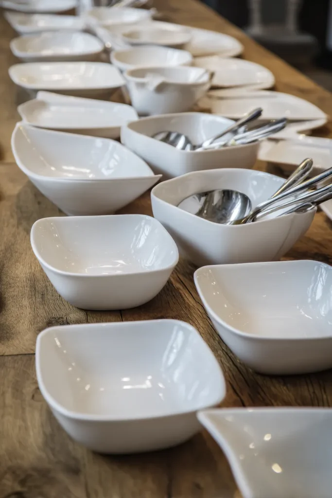 Buffet table styling