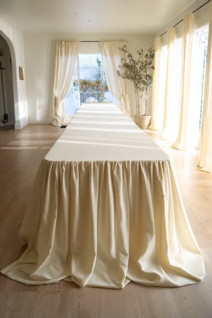 Buffet table styling