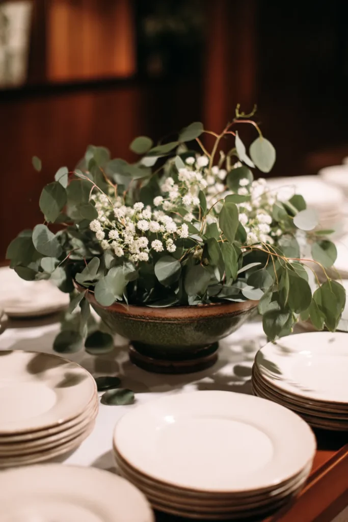 Buffet table styling