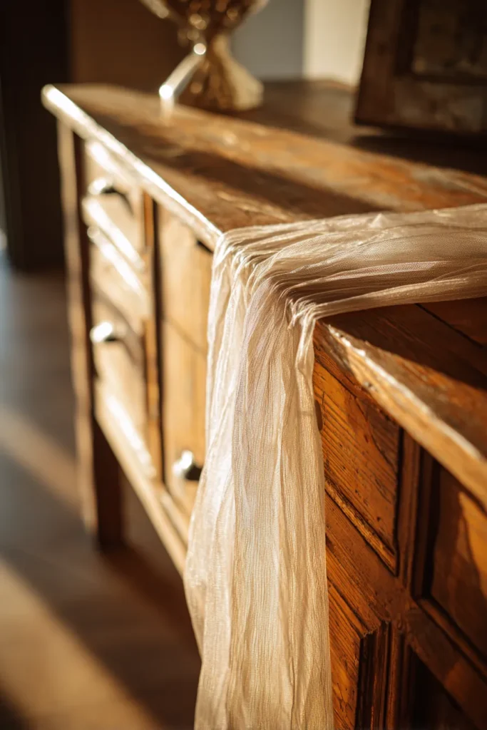 Buffet table styling