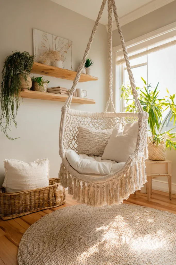 24. A Bohemian Embrace of Light and Comfort